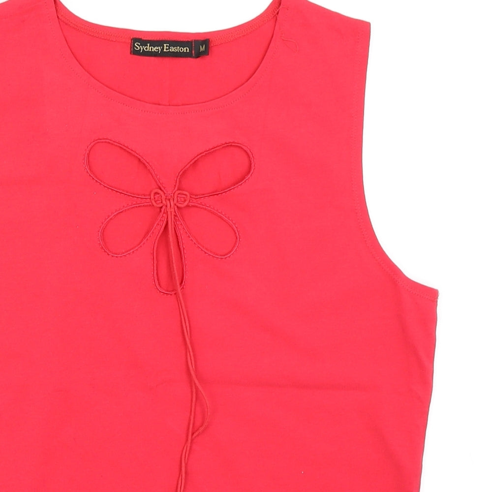 Sydney Easton Womens Pink   Basic Tank Size M