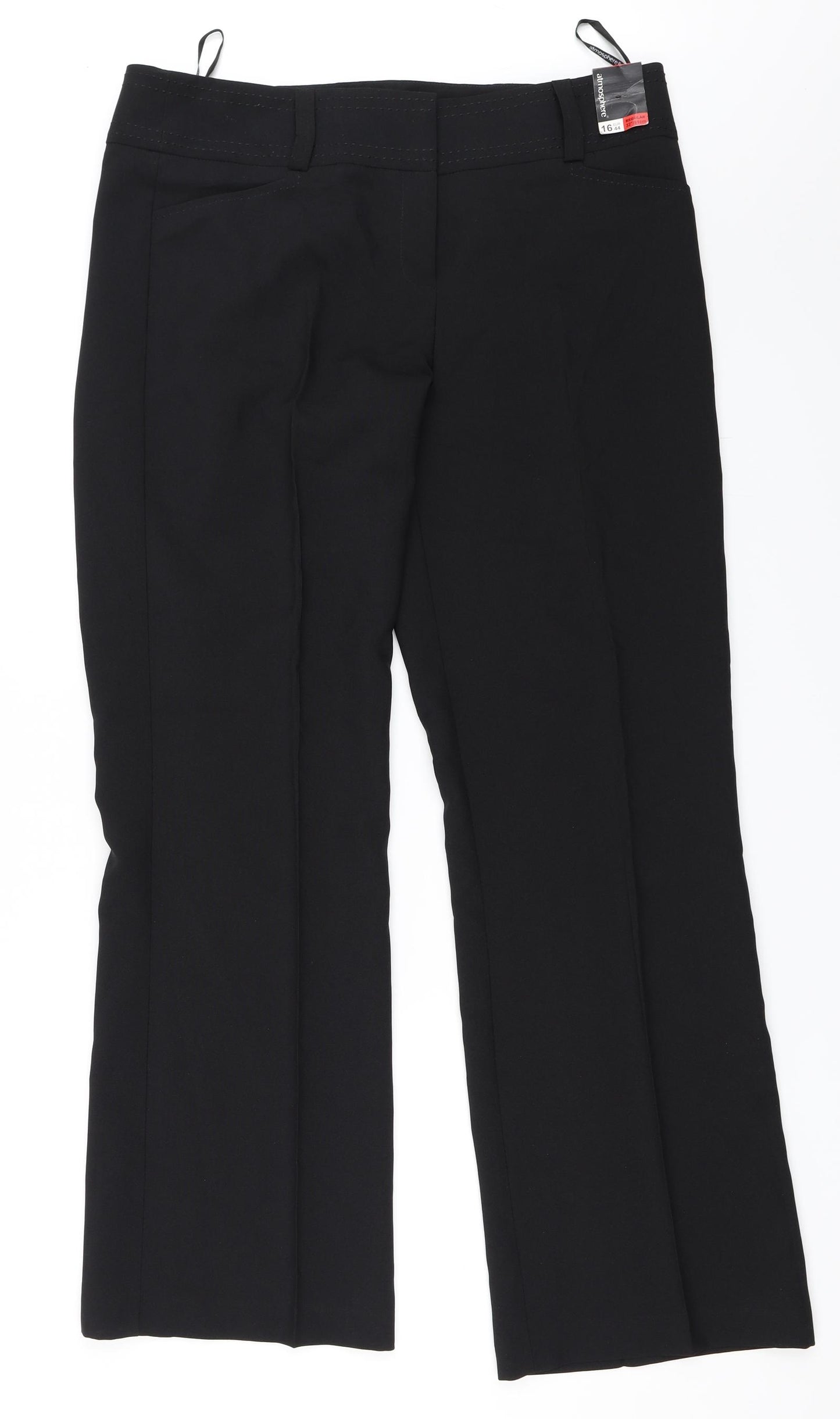 Atmosphere Womens Black   Trousers  Size 16 L32 in