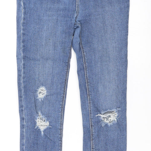 New Look Womens Blue  Denim Skinny Jeans Size 10 L26 in - hallie jeans