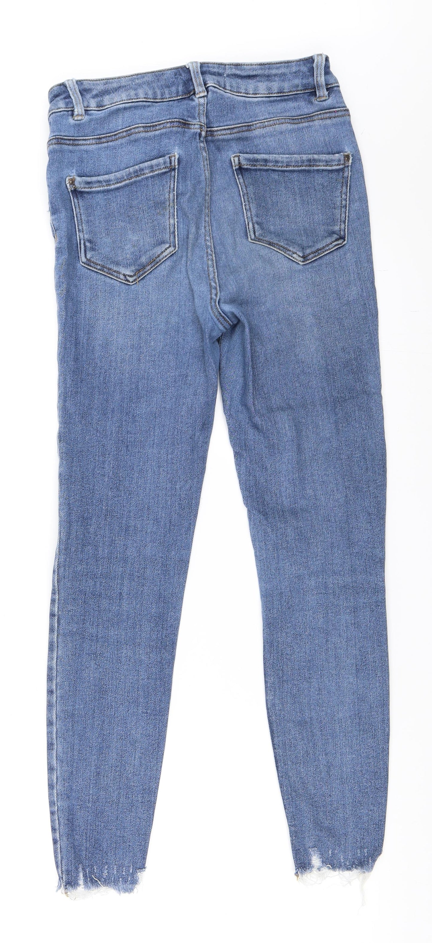 New Look Womens Blue  Denim Skinny Jeans Size 10 L26 in - hallie jeans