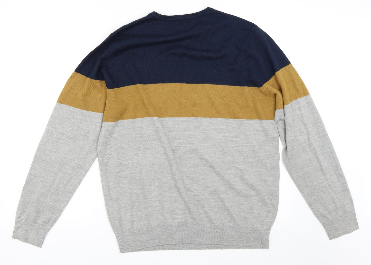 F&F Mens Grey   Pullover Jumper Size L