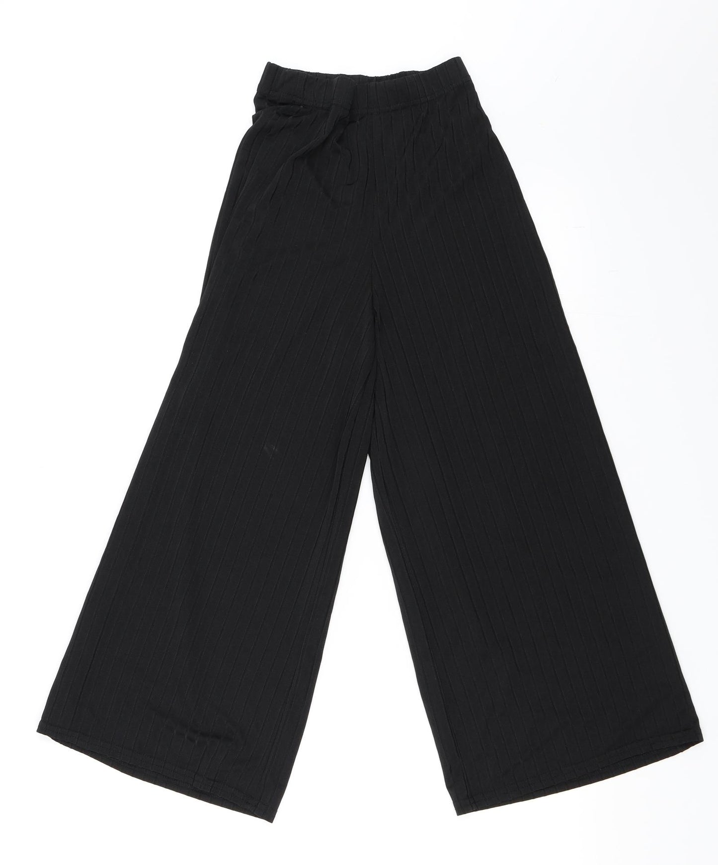 Boohoo Womens Black   Cropped Trousers Size 8  - Culotte