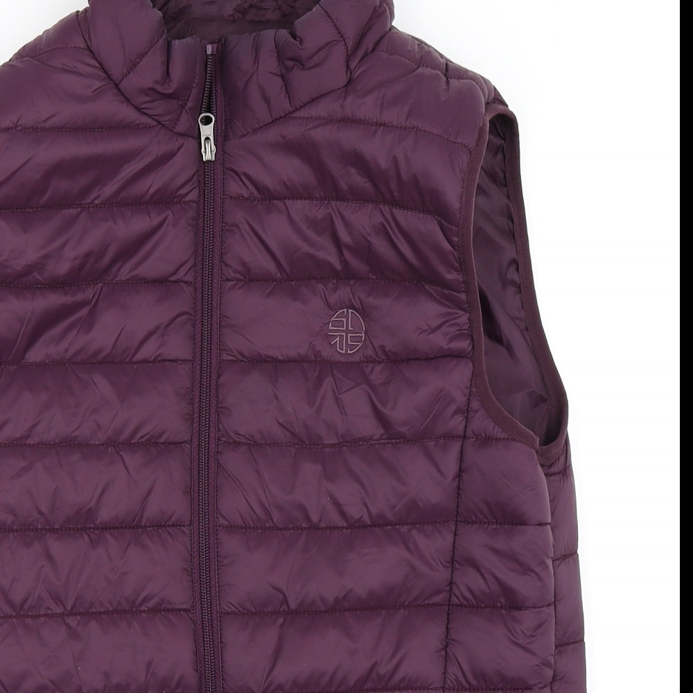 Soul Star Mens Purple   Gilet Coat Size S