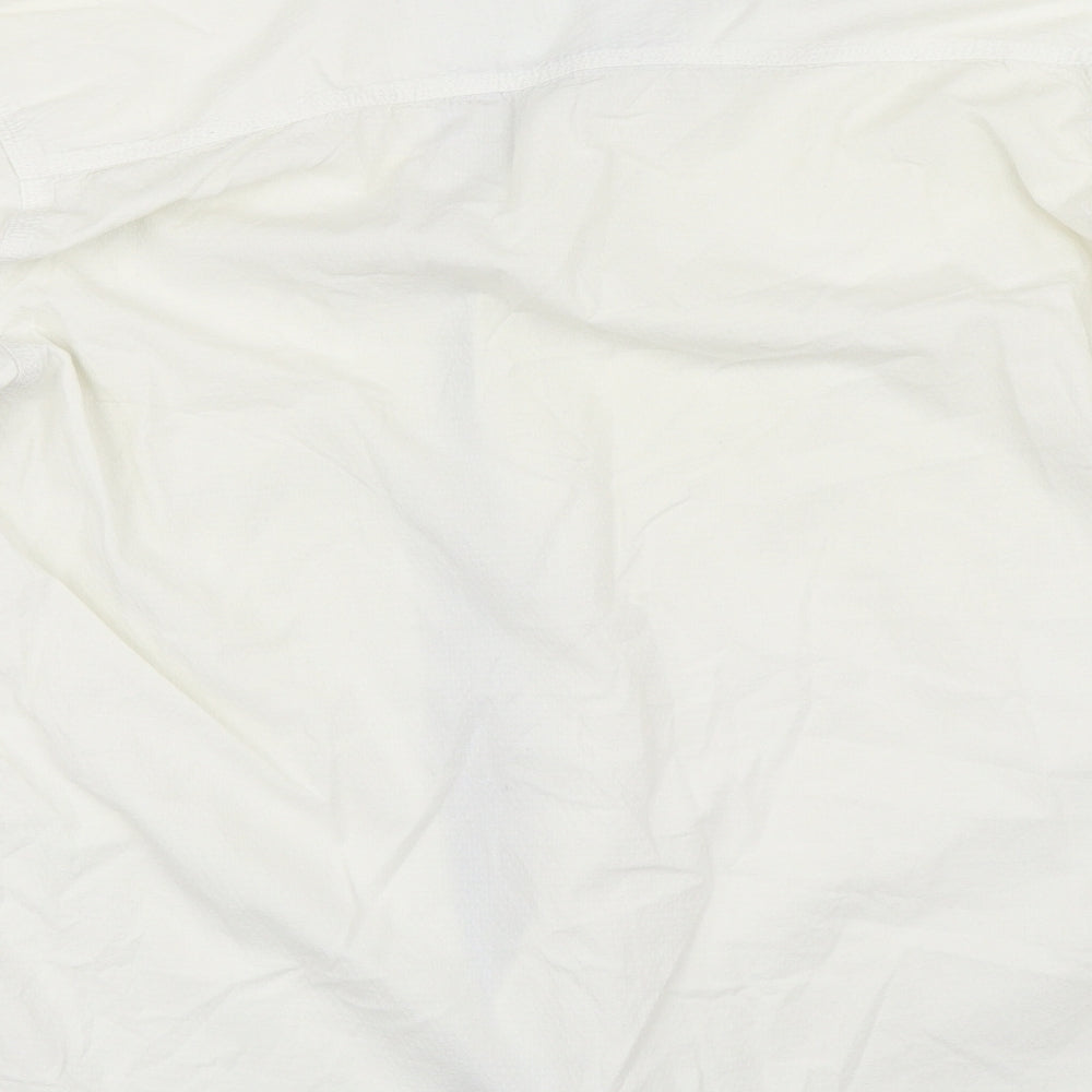 George Mens White    Button-Up Size XL