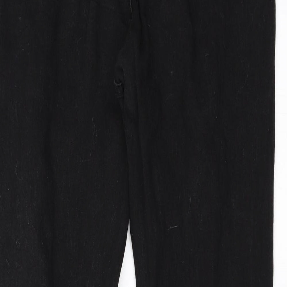 Missguided Womens Black  Denim Skinny Jeans Size 18 L27 in