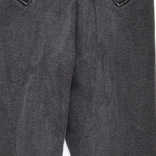 Boohoo Womens Black  Denim Skinny Jeans Size 10 L26 in
