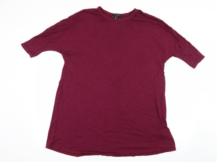 Atmosphere Womens Purple  Jersey Basic T-Shirt Size 10