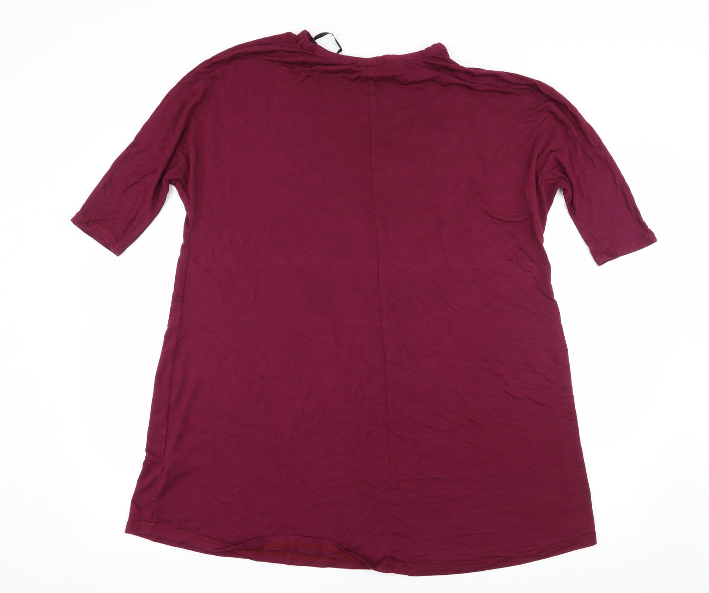 Atmosphere Womens Purple  Jersey Basic T-Shirt Size 10