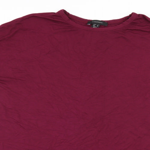 Atmosphere Womens Purple  Jersey Basic T-Shirt Size 10