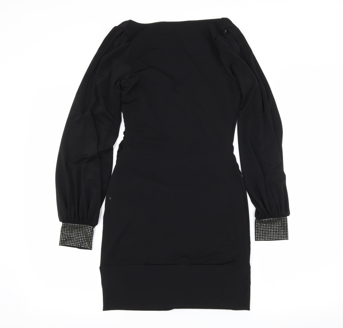 Jane Norman Womens Black   Ball Gown  Size 10  - Cut out sleeves