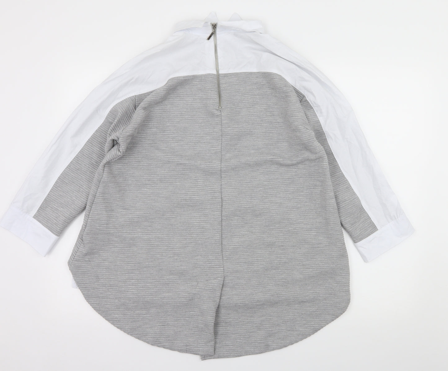 Bebe Plus Womens Grey   Basic Blouse Size L