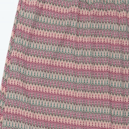 Preworn Womens Pink Geometric Jersey Maxi  Size M