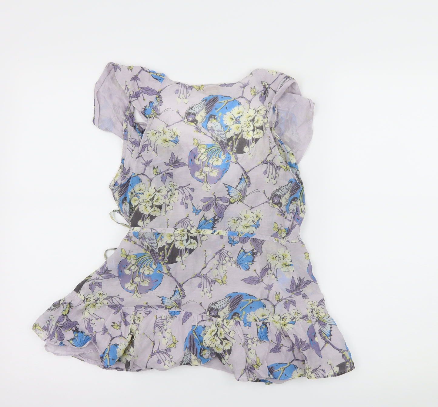Monsoon Womens Pink Floral  Basic Blouse Size 8