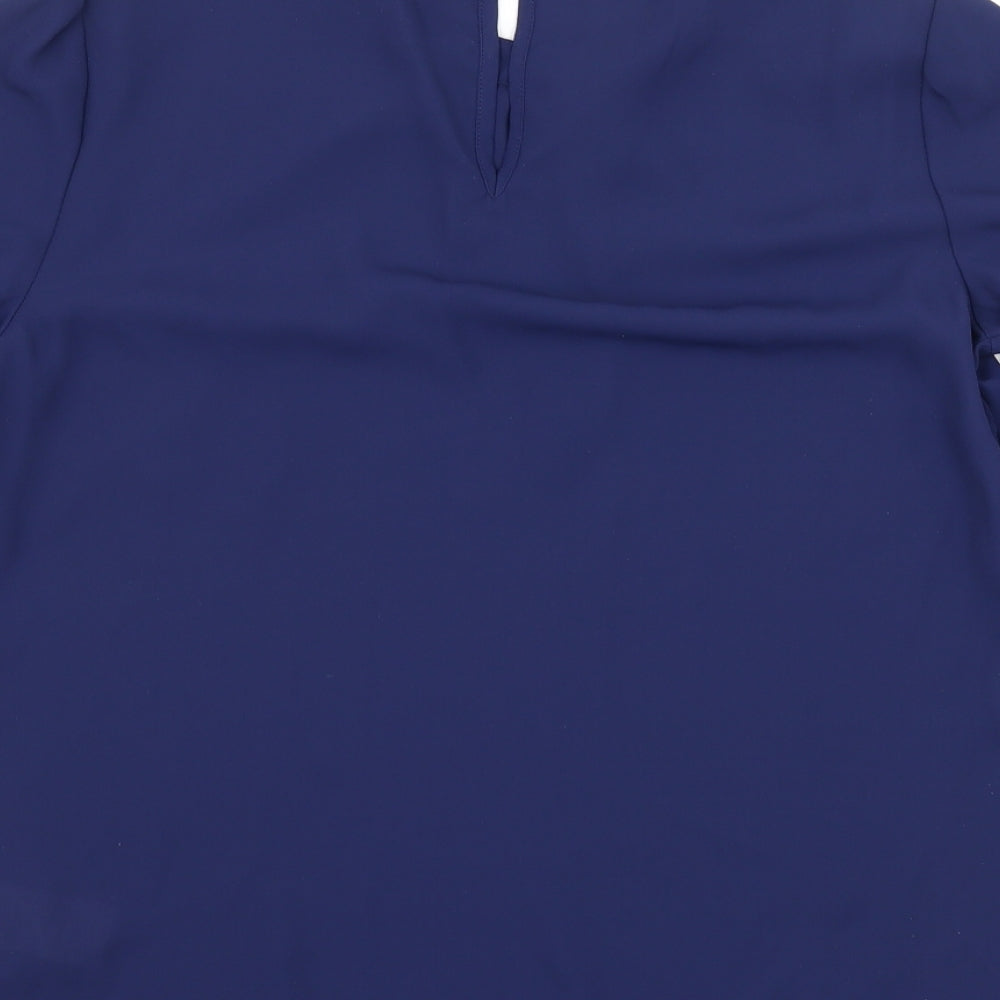 Oasis Womens Blue   Basic Blouse Size 10