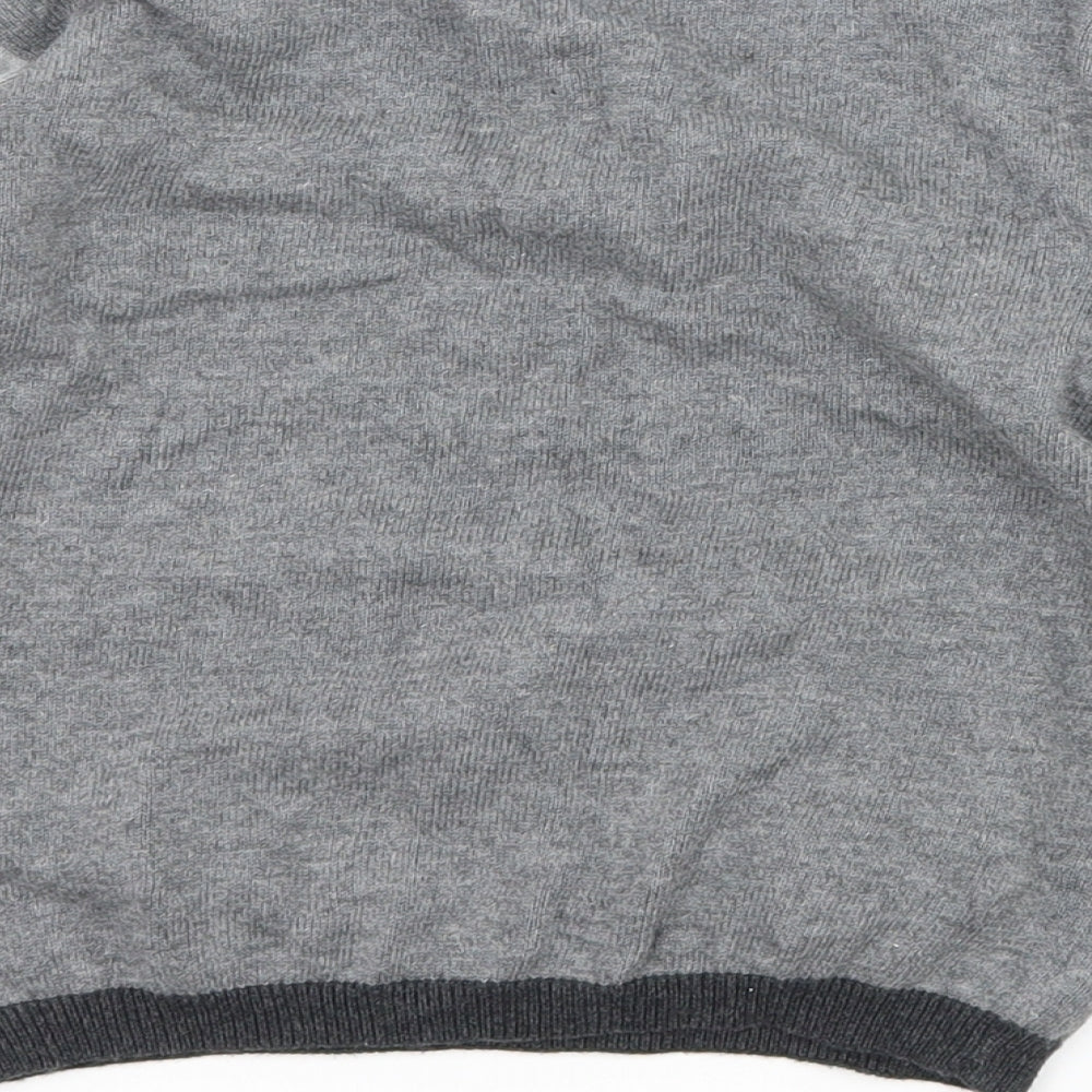 NEXT Boys Grey  Knit Pullover Jumper Size 12-18 Months  - Vroom