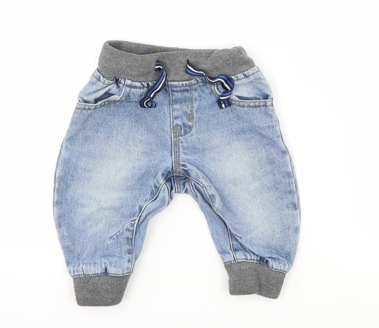 NEXT Boys Blue  Denim Jogger Jeans Size 3-6 Months