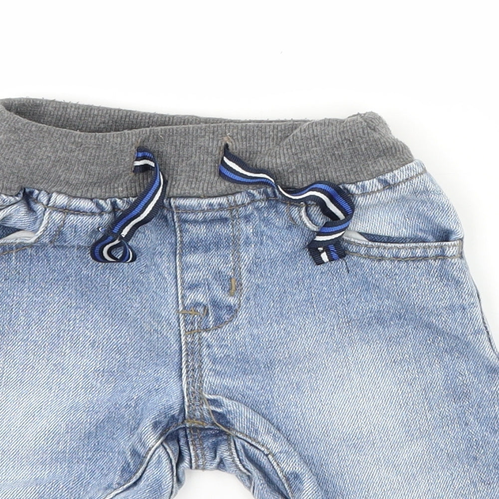 NEXT Boys Blue  Denim Jogger Jeans Size 3-6 Months