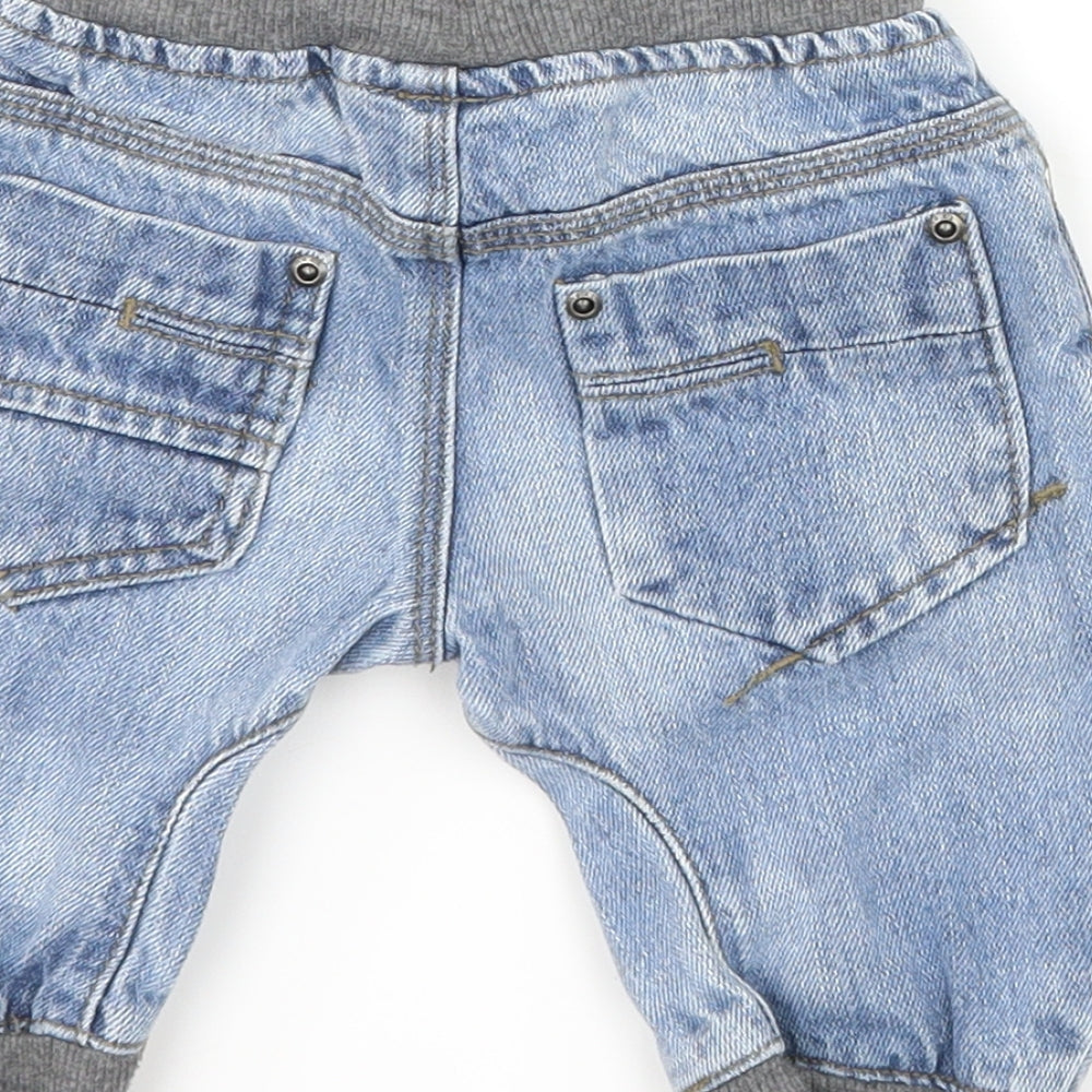NEXT Boys Blue  Denim Jogger Jeans Size 3-6 Months