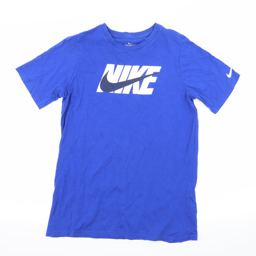 Nike Boys Blue  Jersey Basic T-Shirt Size 13 Years