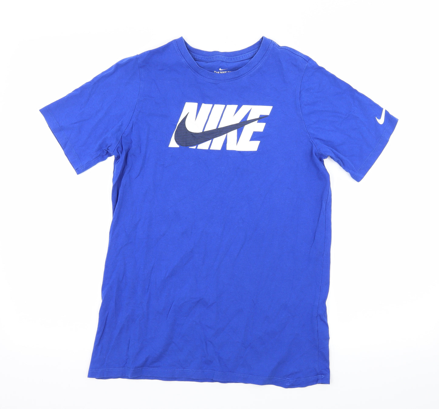 Nike Boys Blue  Jersey Basic T-Shirt Size 13 Years