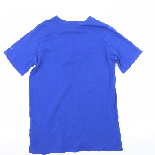 Nike Boys Blue  Jersey Basic T-Shirt Size 13 Years