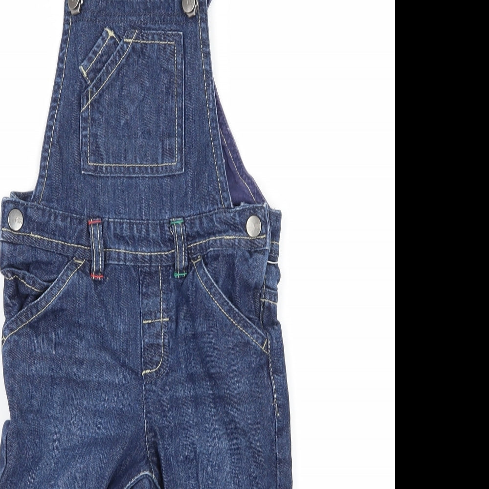Nutmeg Boys Blue  Denim Dungaree Outfit/Set Size 18-24 Months