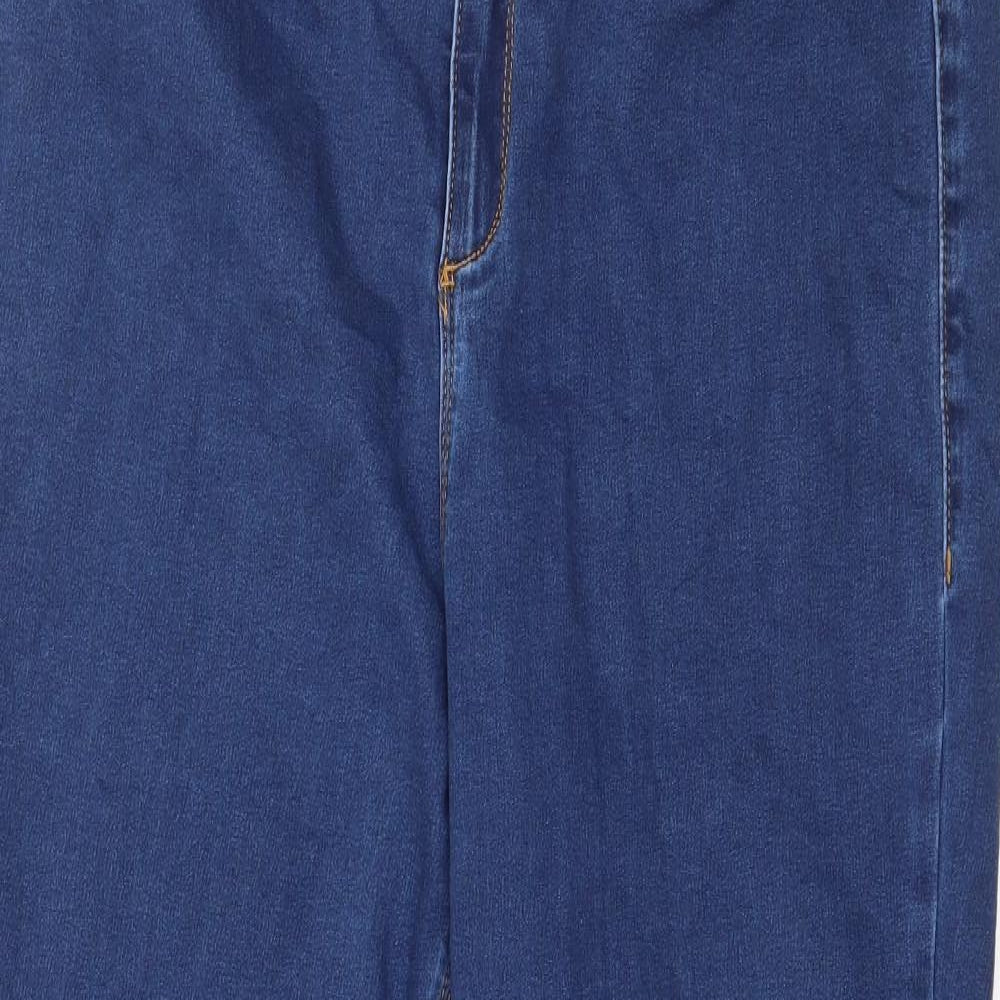 Missguided Womens Blue  Denim Jegging Jeans Size 18 L27 in
