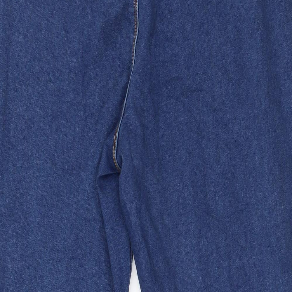 Missguided Womens Blue  Denim Jegging Jeans Size 18 L27 in