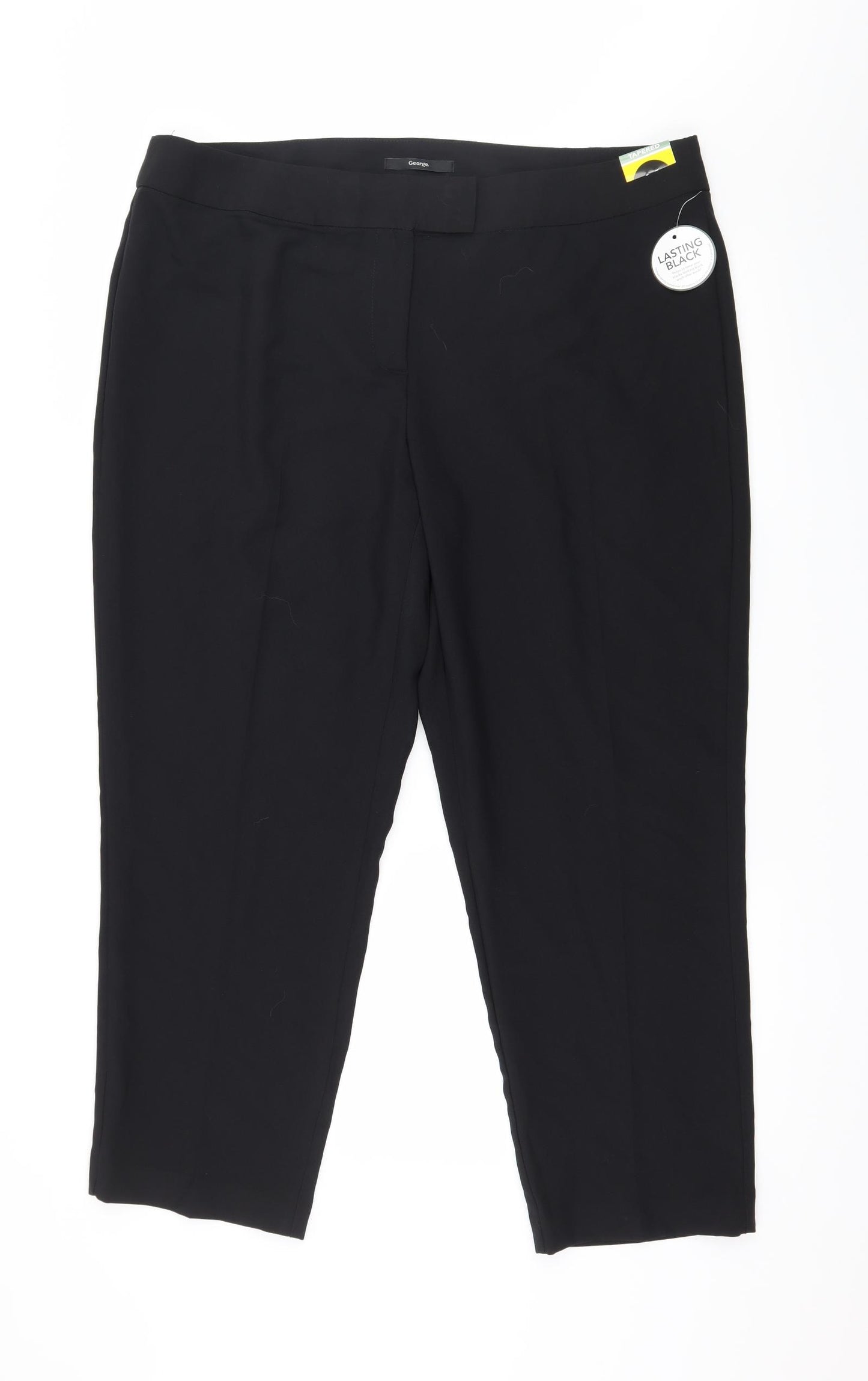 George Womens Black   Trousers  Size 20 L27 in