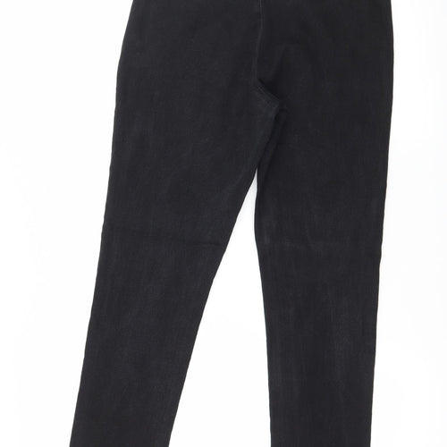 Preworn Womens Black  Denim Jegging Jeans Size 30 in L26 in