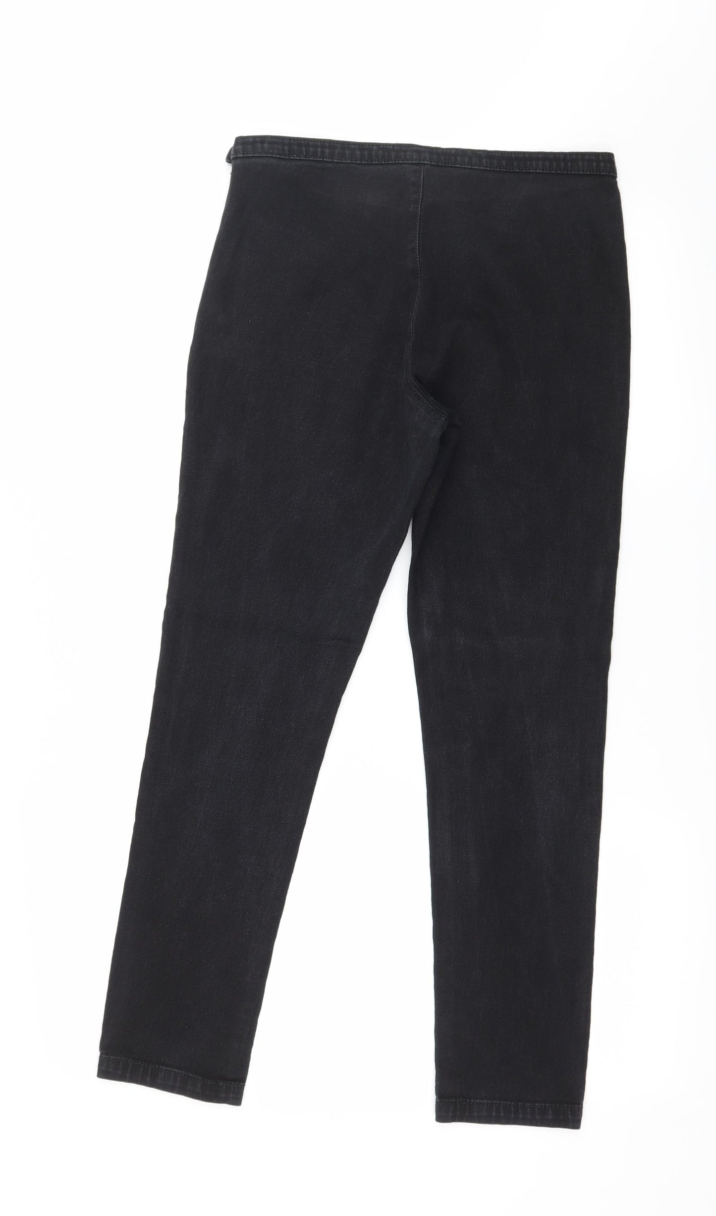 Preworn Womens Black  Denim Jegging Jeans Size 30 in L26 in