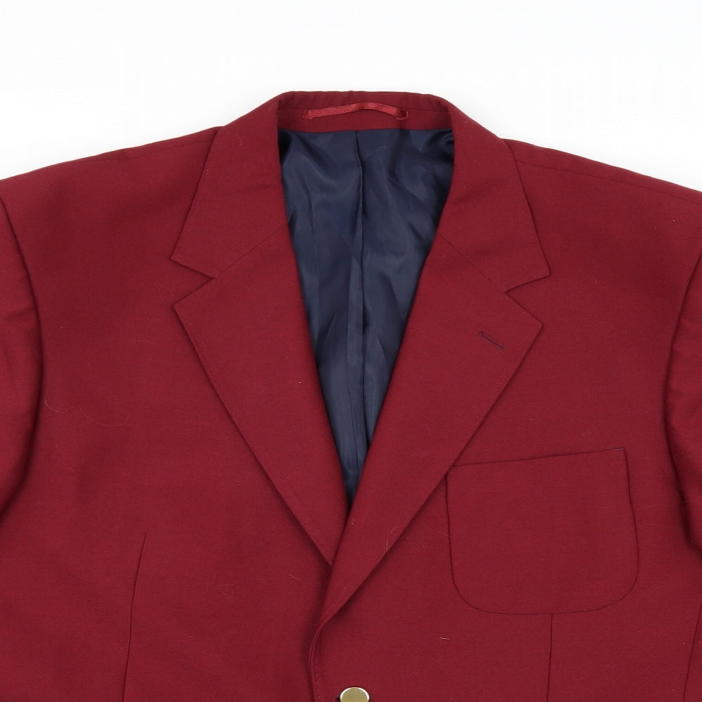 Brook Taverner Mens Red   Jacket Blazer Size 48