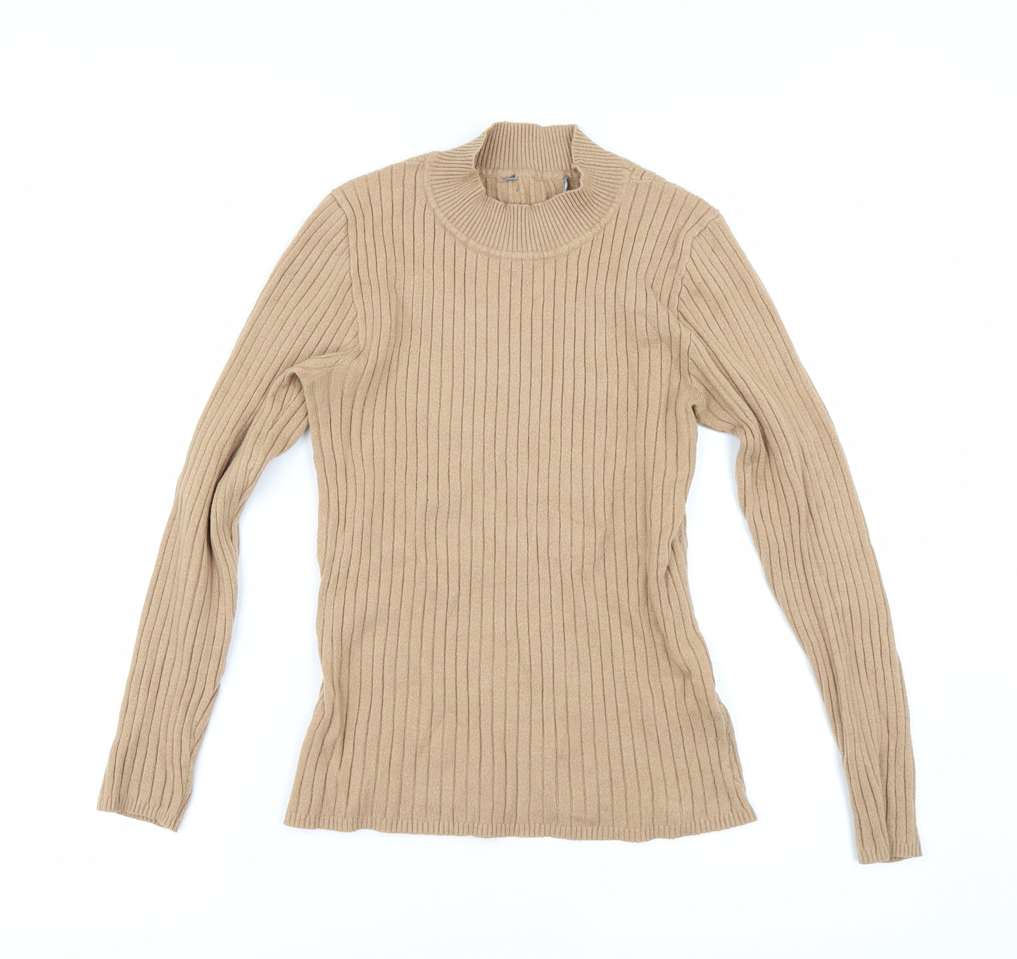 Primark Womens Gold   Pullover Jumper Size M