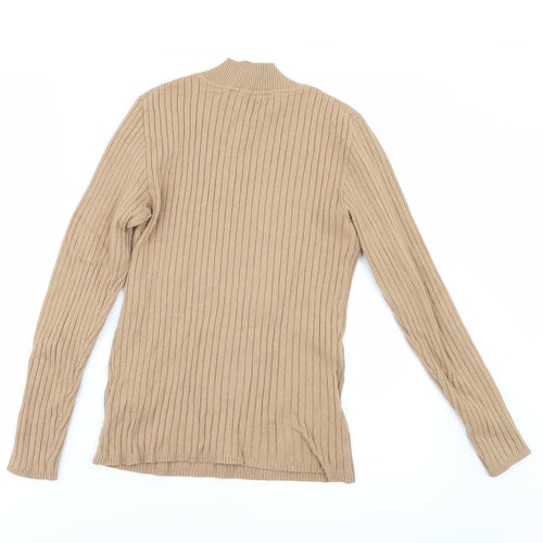 Primark Womens Gold   Pullover Jumper Size M