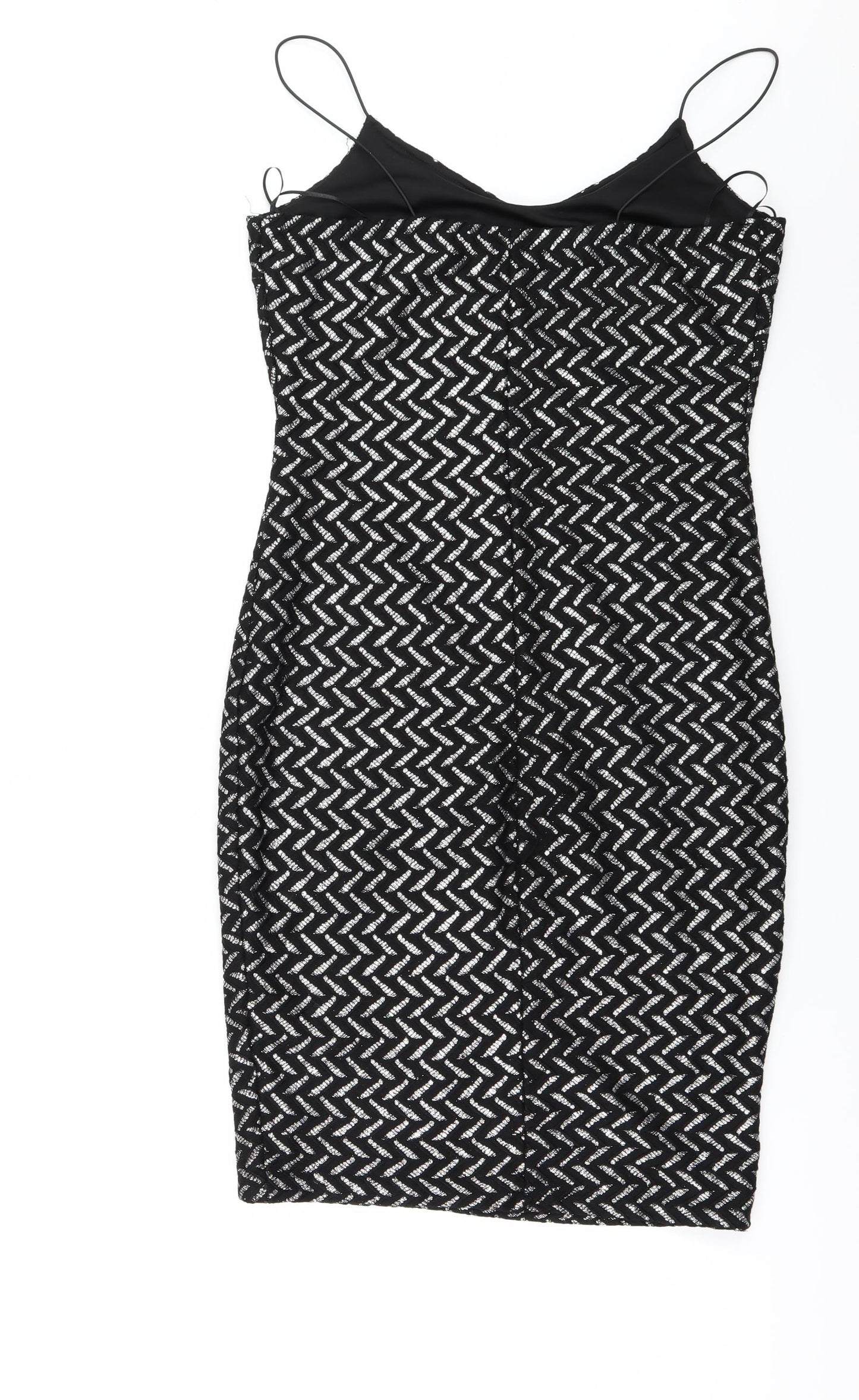 River Island Womens Black Geometric  Mini  Size 10