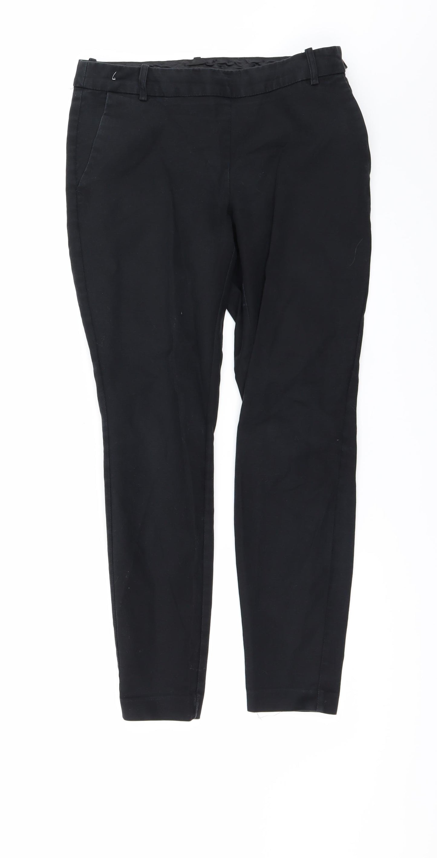 NEXT Womens Black   Trousers  Size 10 L27 in