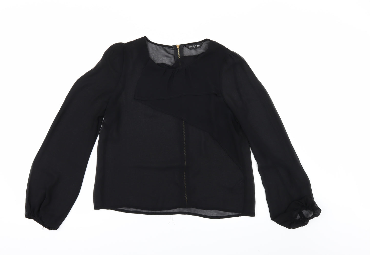 Miss Selfridge Womens Black   Tunic Blouse Size 10