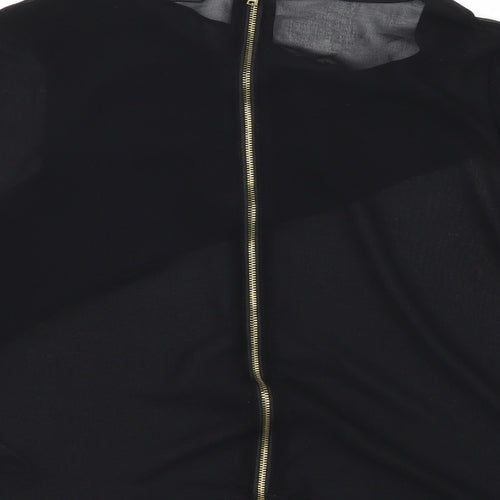 Miss Selfridge Womens Black   Tunic Blouse Size 10
