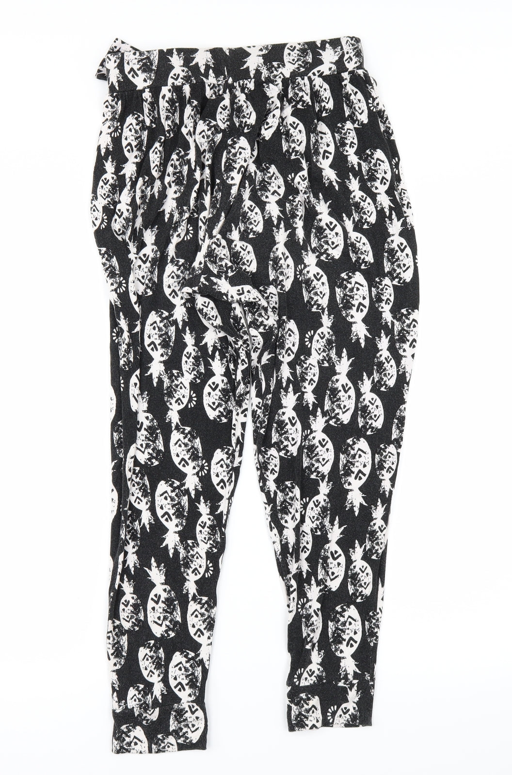 George Girls Black Geometric  Bloomer Trousers Size 11-12 Years