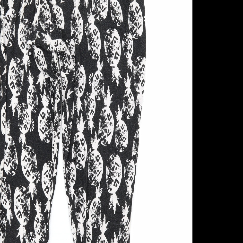 George Girls Black Geometric  Bloomer Trousers Size 11-12 Years