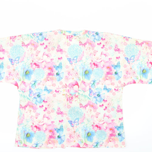 Matalan Girls Multicoloured Floral  Kimono Blouse Size 12 Years