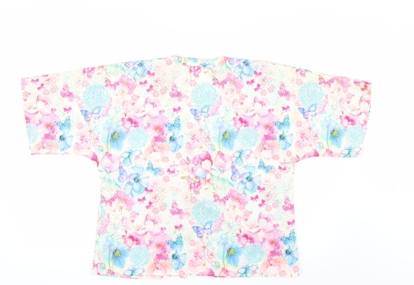 Matalan Girls Multicoloured Floral  Kimono Blouse Size 12 Years