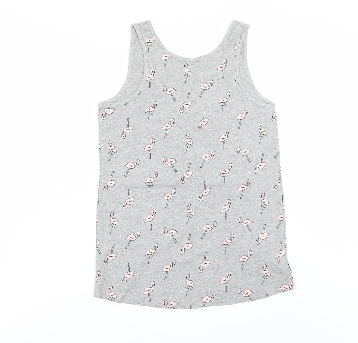 Primark Womens Grey Geometric  Basic T-Shirt Size 6