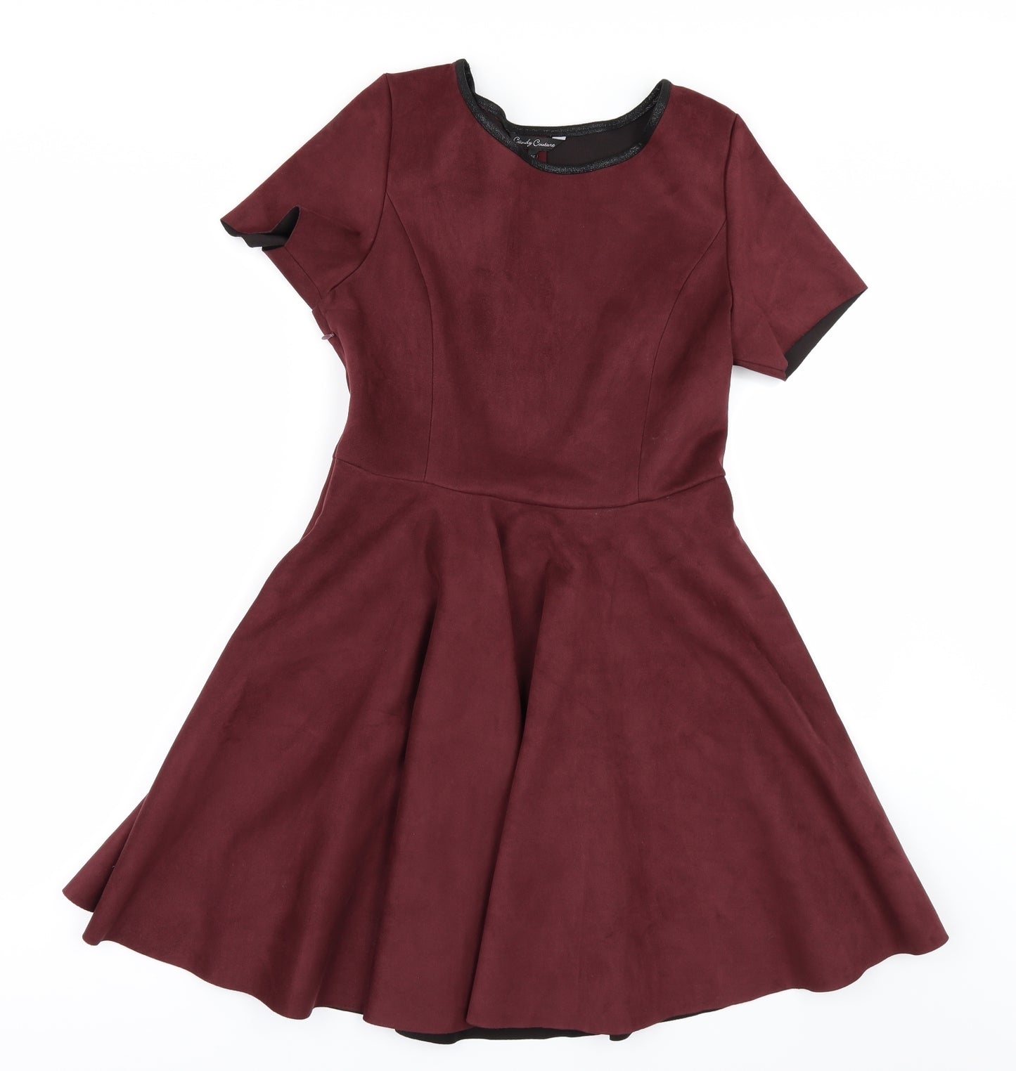 Candy Couture Girls Red   Skater Dress  Size 16 Years