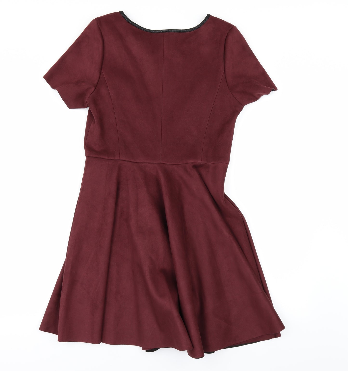 Candy Couture Girls Red   Skater Dress  Size 16 Years