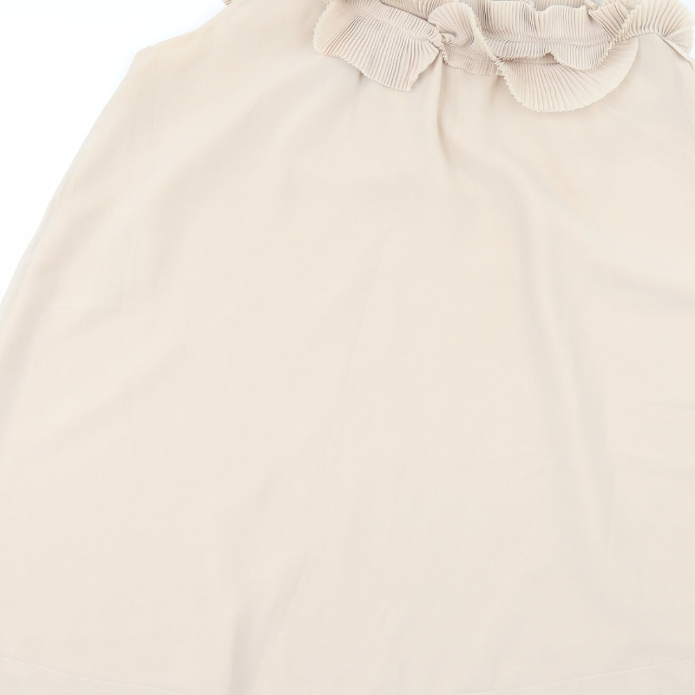 H&M Womens Beige   A-Line  Size 6