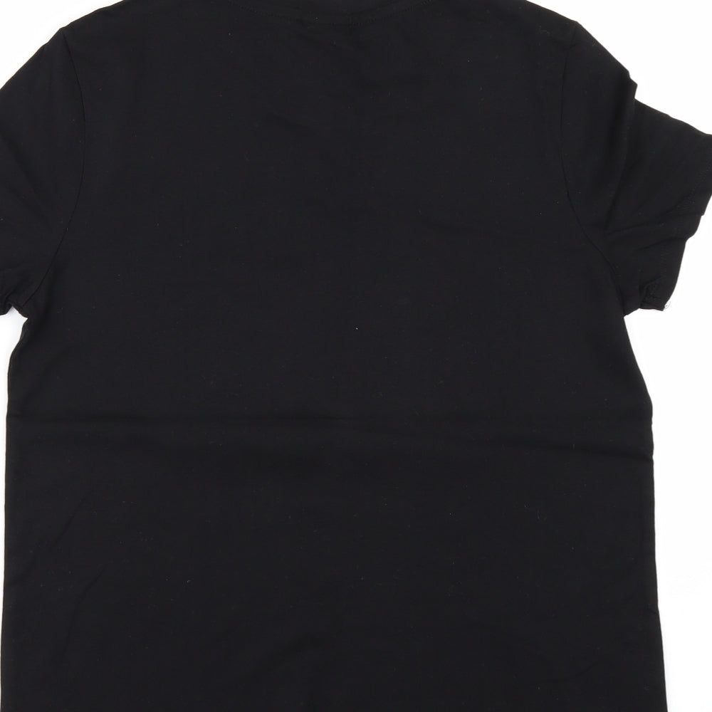 Disney Womens Black   Basic T-Shirt Size 8