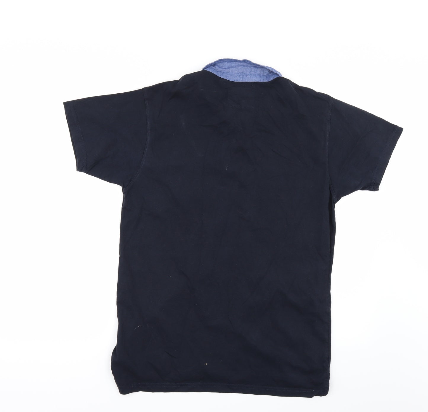 Soul Star Mens Blue    Polo Size M