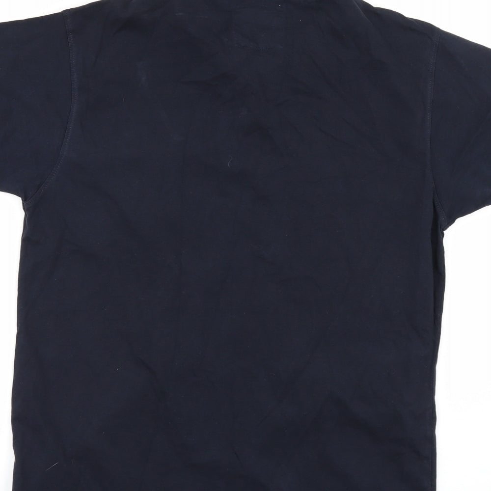Soul Star Mens Blue    Polo Size M