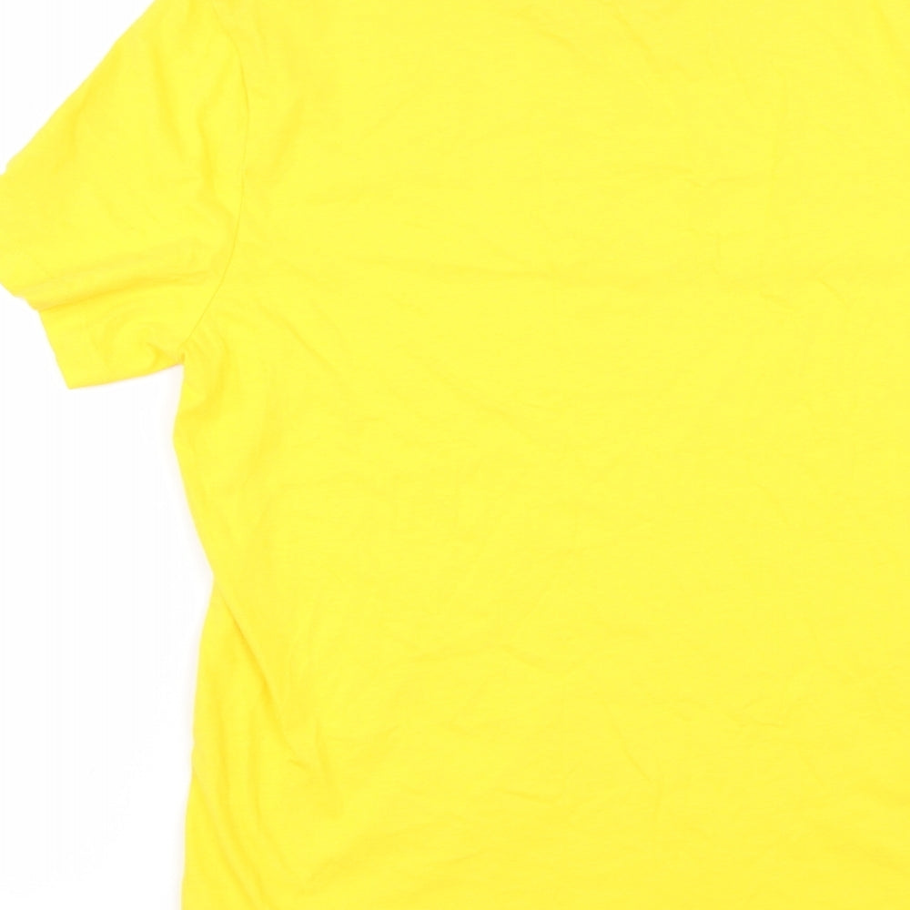 Jack Wills Mens Yellow    T-Shirt Size M